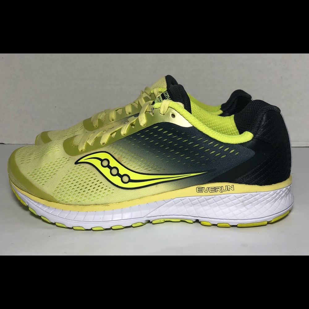 Saucony Breakthru 4 Lime / Grey Women's Size 9.5 S10419-3 Running Everun